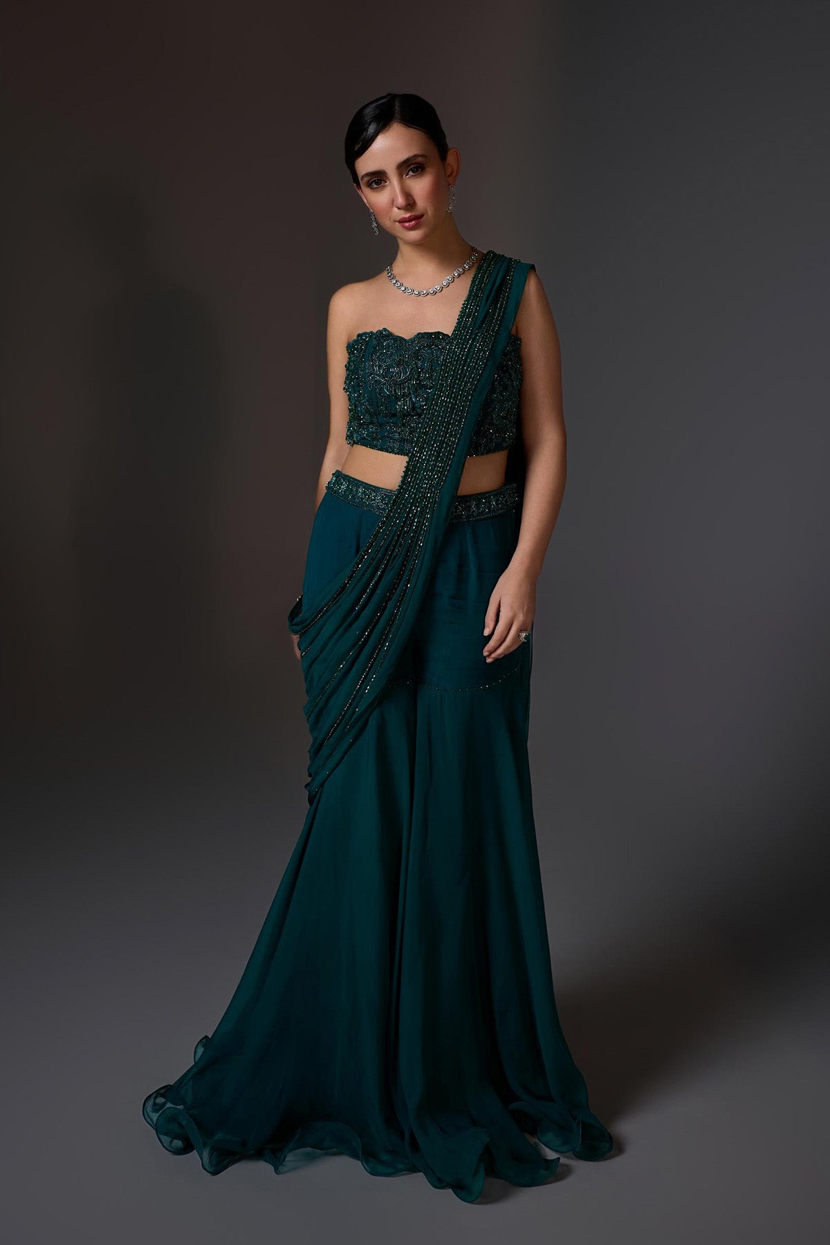 Nora Corset Sharara set