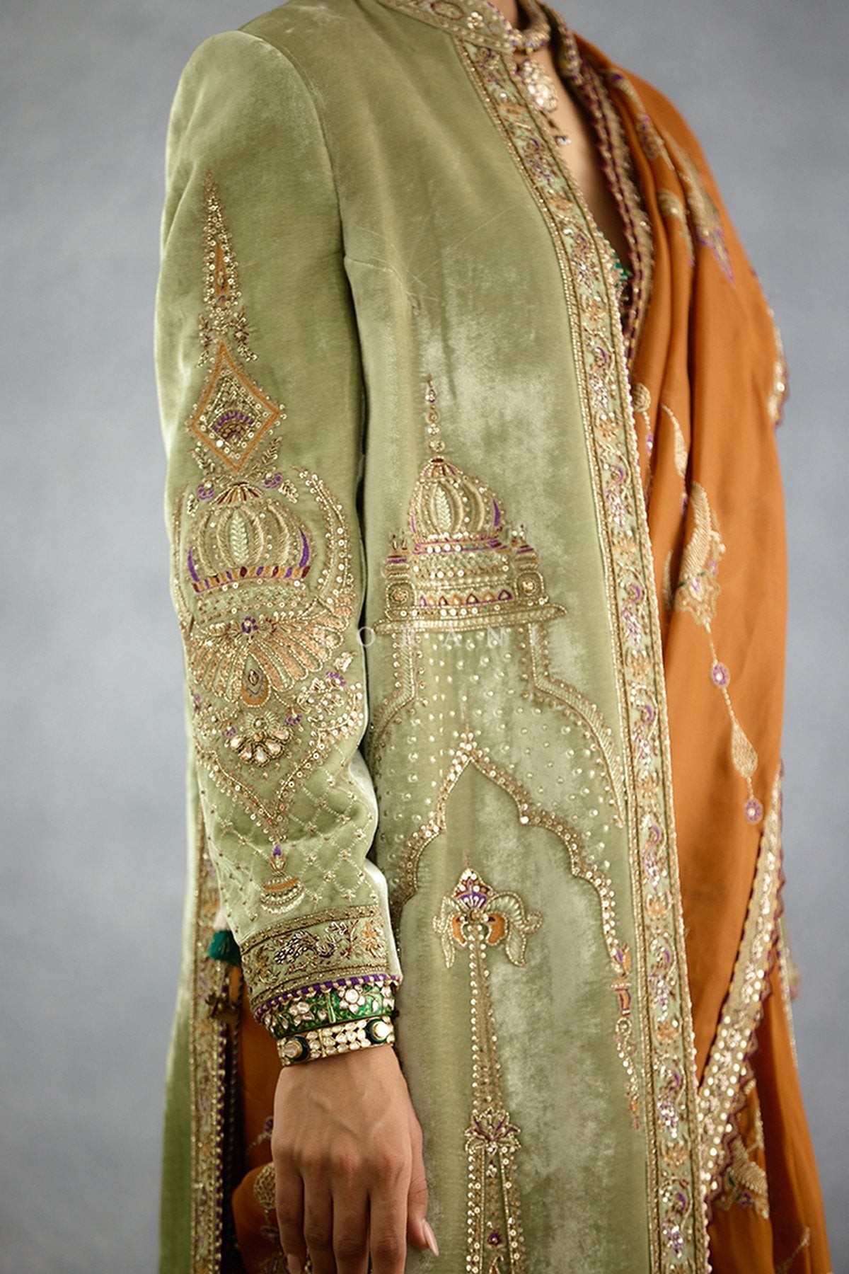 Nuraan Rangsaaz Omaira Saree Set