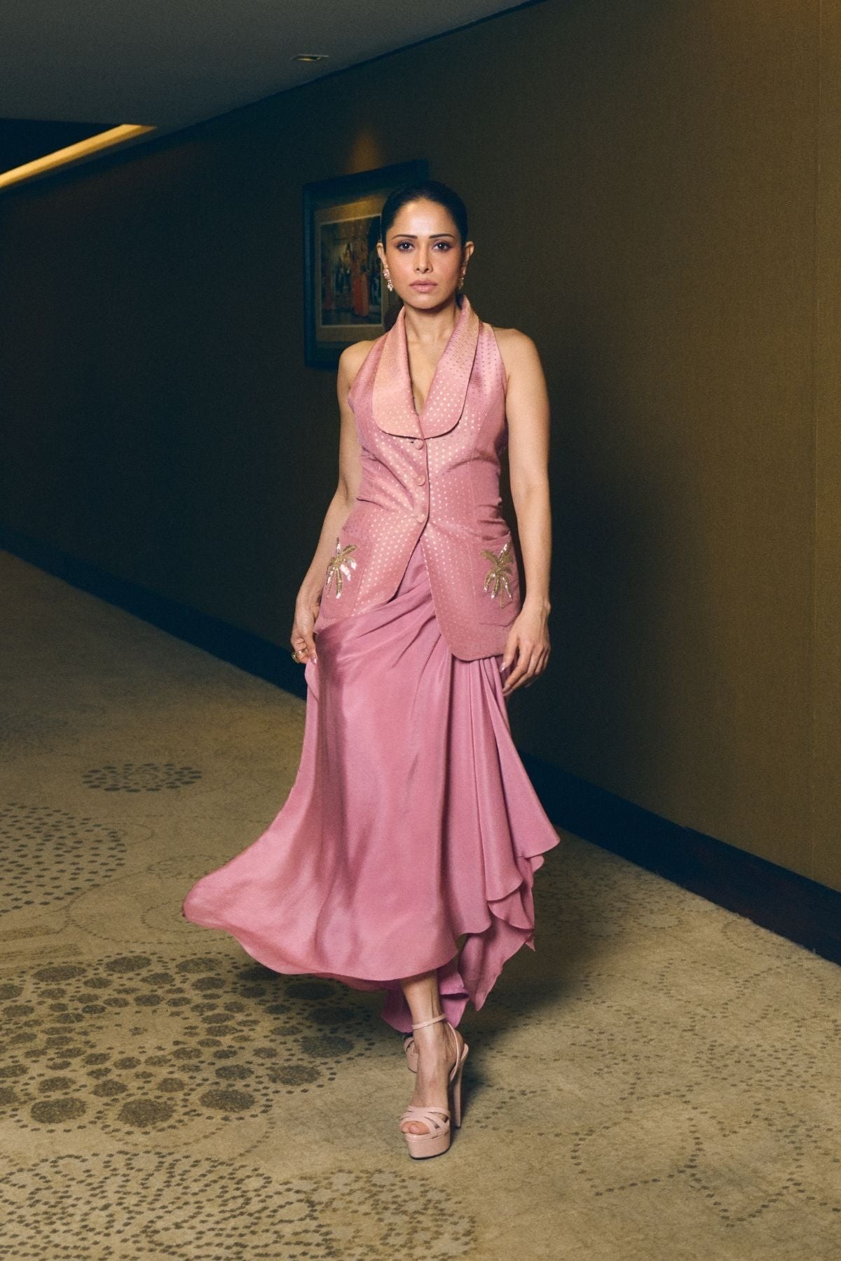 Nushrratt Bharuccha in Ziya Jacket Set