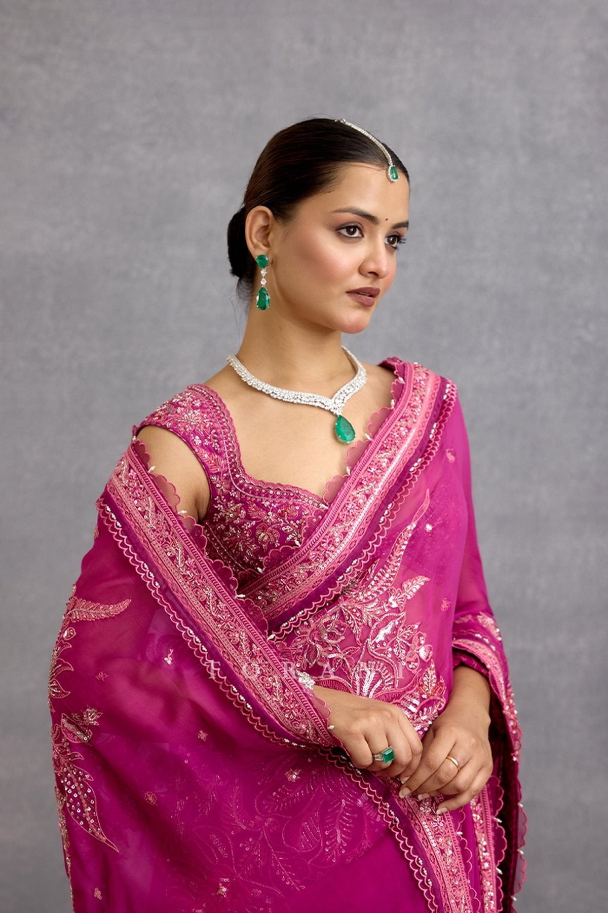 Padmaraga Vihana Saree