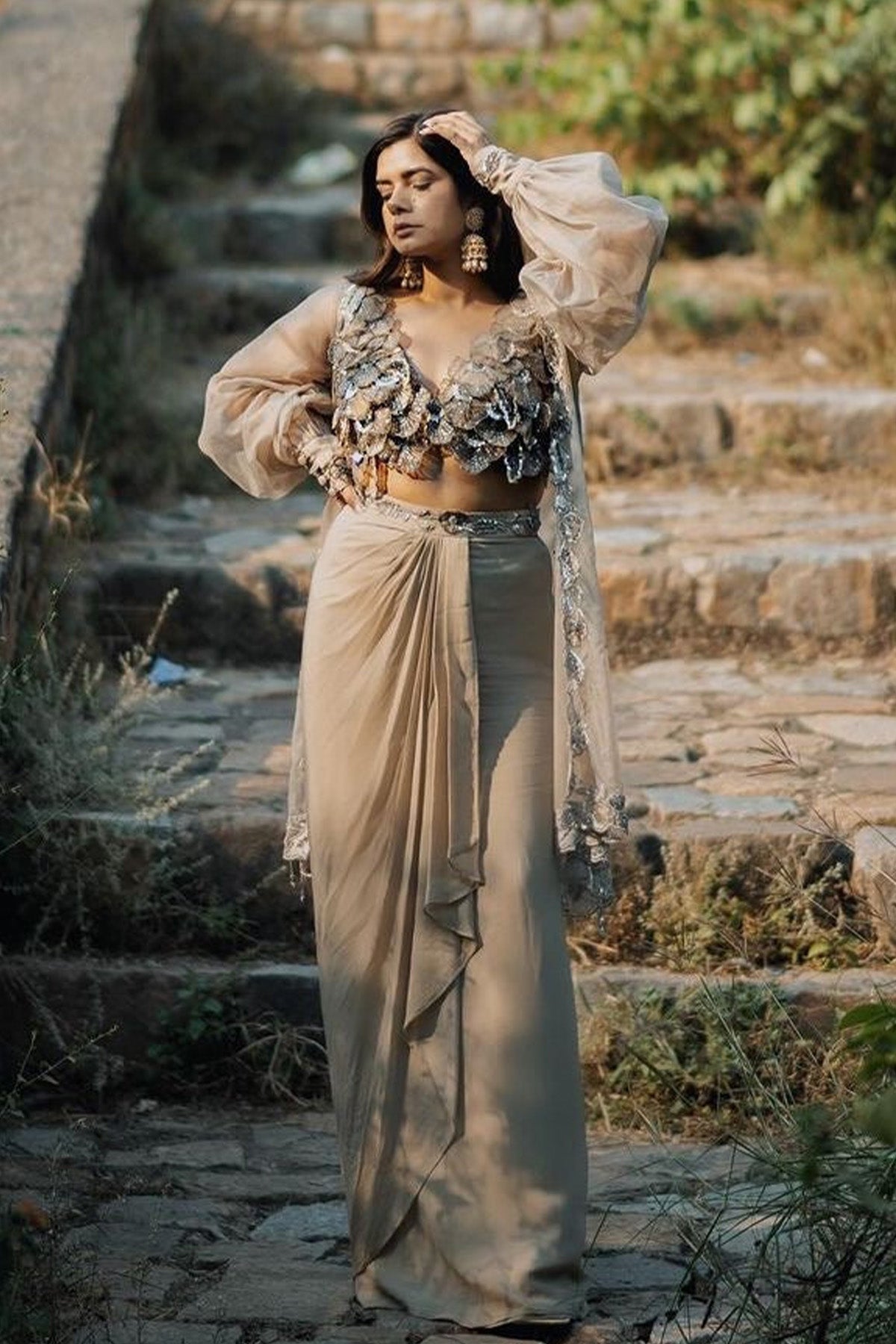 Pallavi Singh in Pansies Set