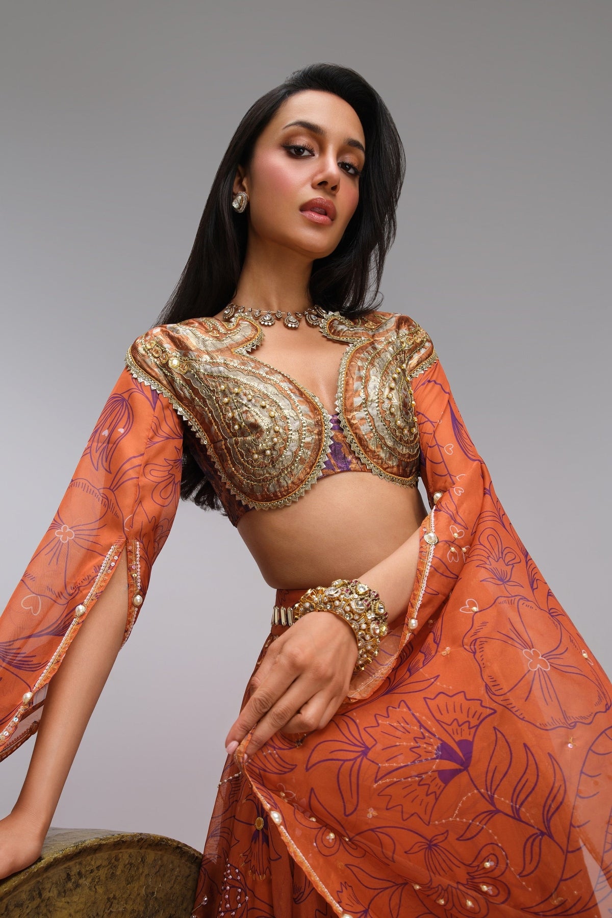 MAJESTIC DAWN - Full Lehenga Set