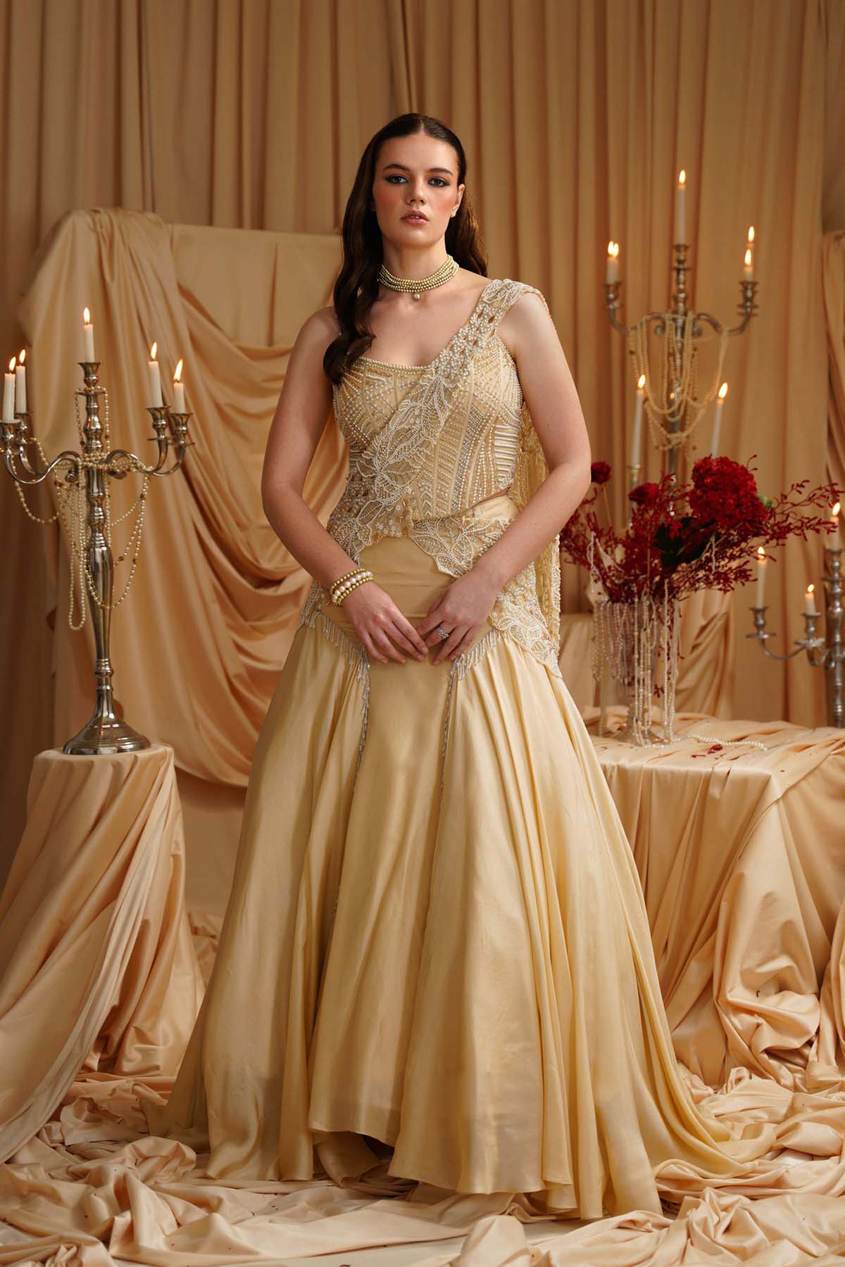 Phoebe Corset-lehenga set