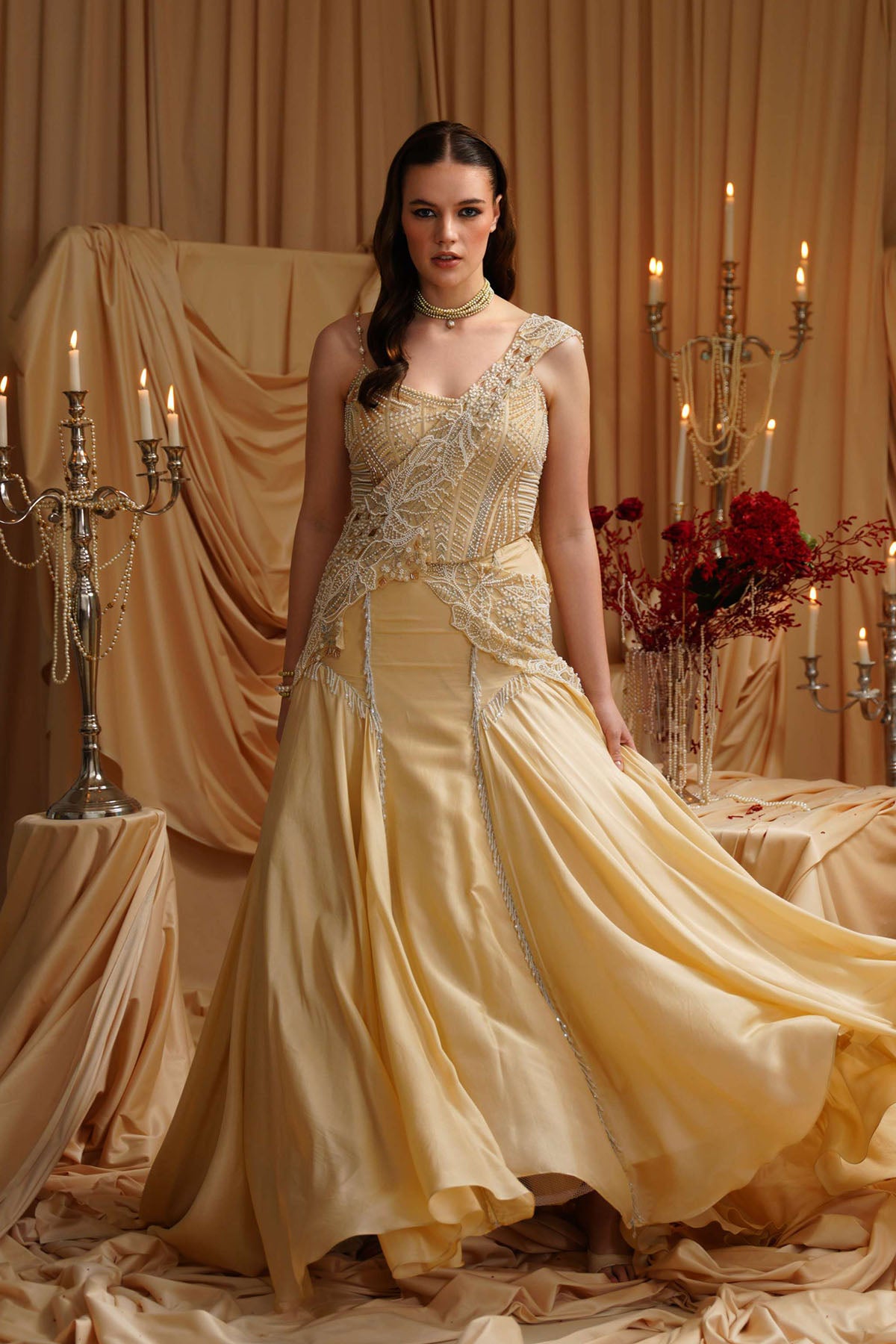 Phoebe Corset-lehenga set