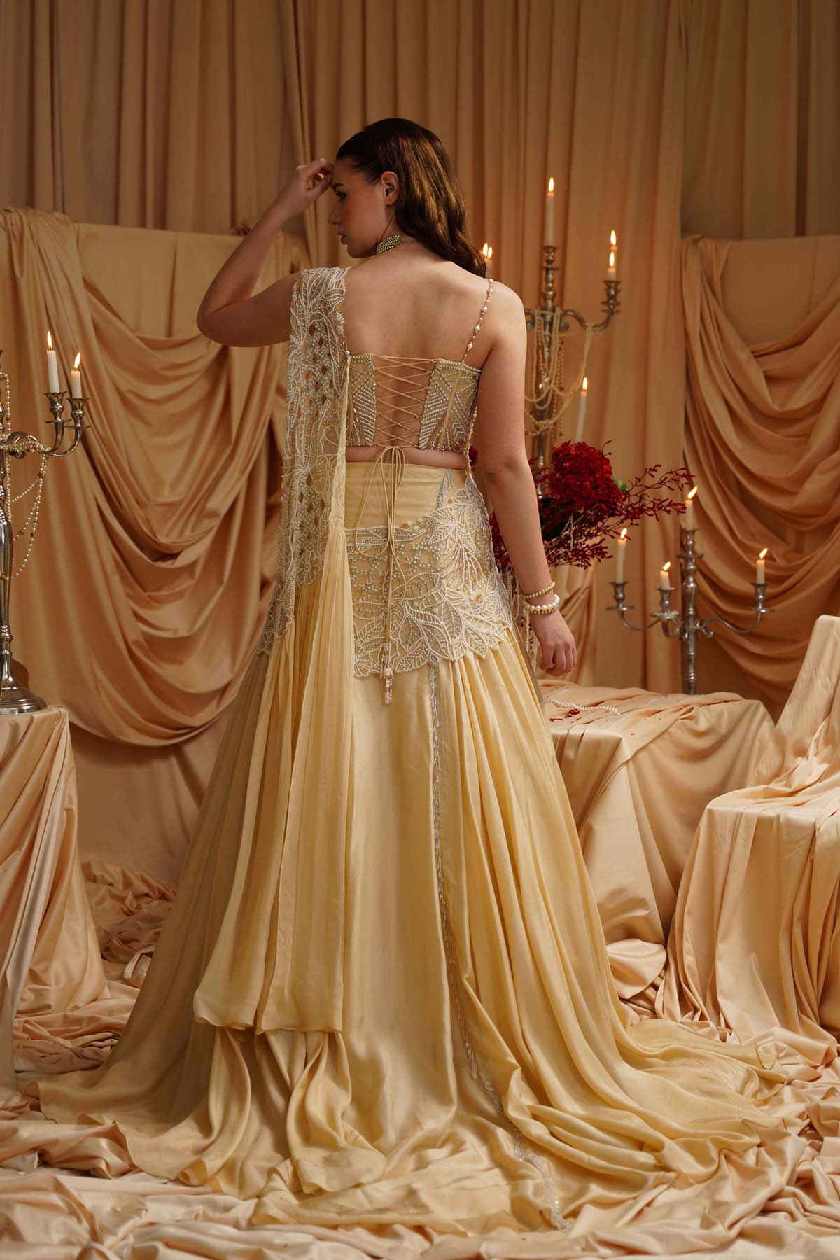 Phoebe Corset-lehenga set