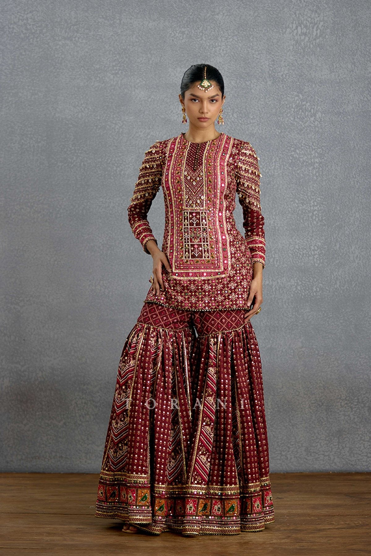Zeenat Virasa Sharara Set