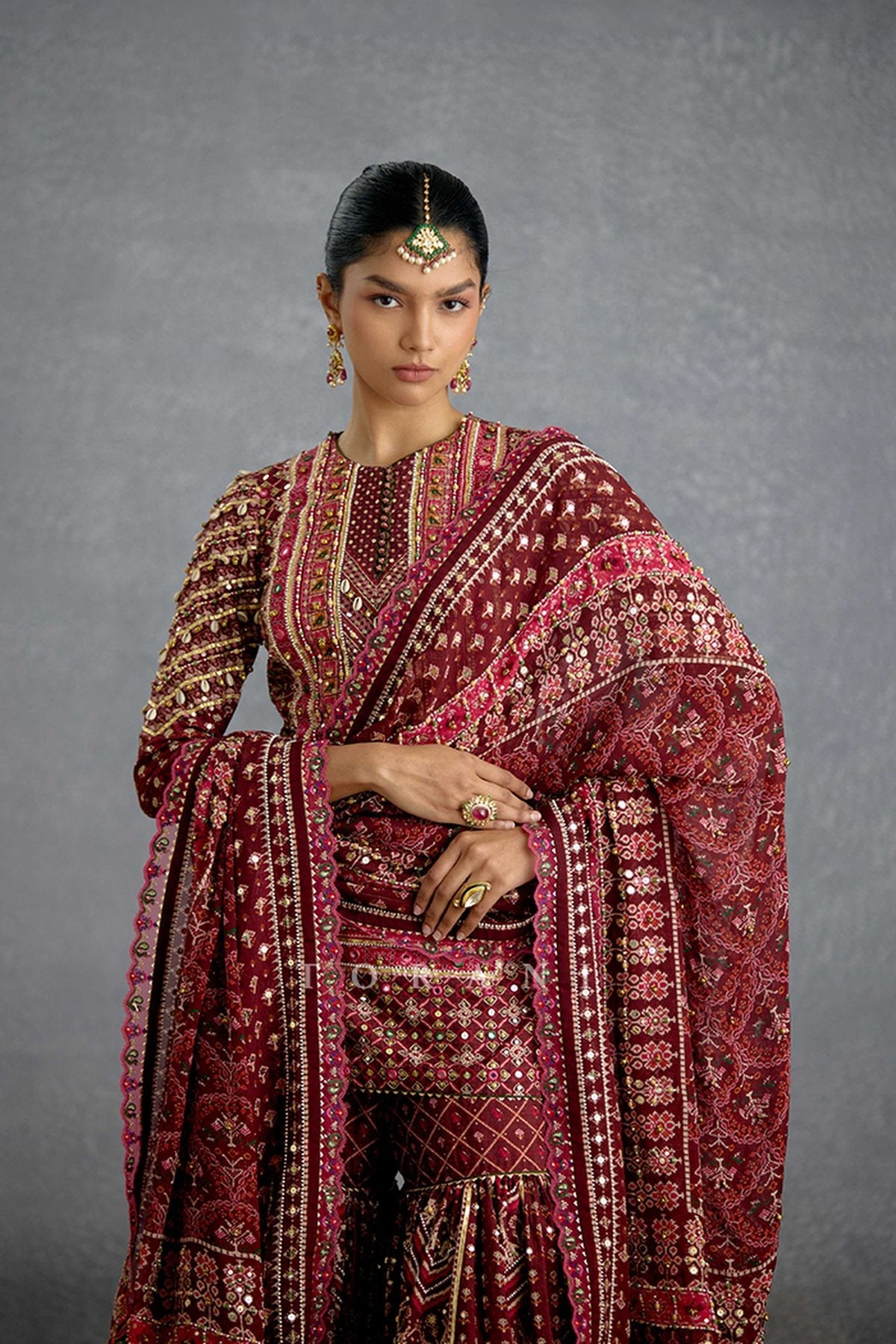 Zeenat Virasa Sharara Set