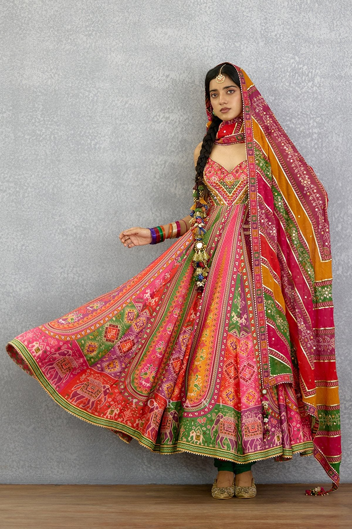 Rangili Anusha Anarkali Set
