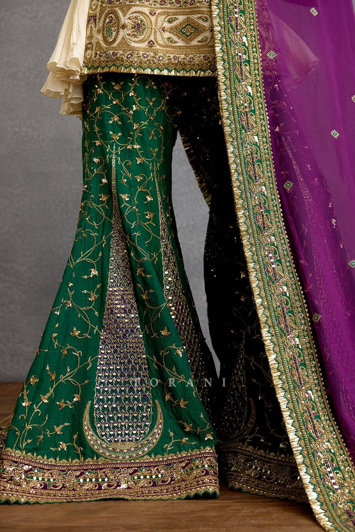 Rangini Sabeena Sharara Set
