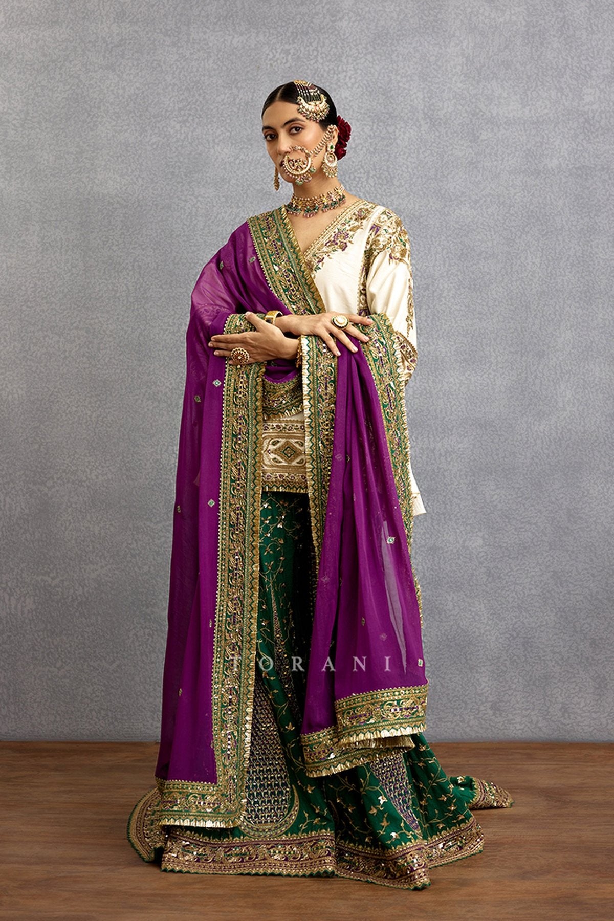 Rangini Sabeena Sharara Set