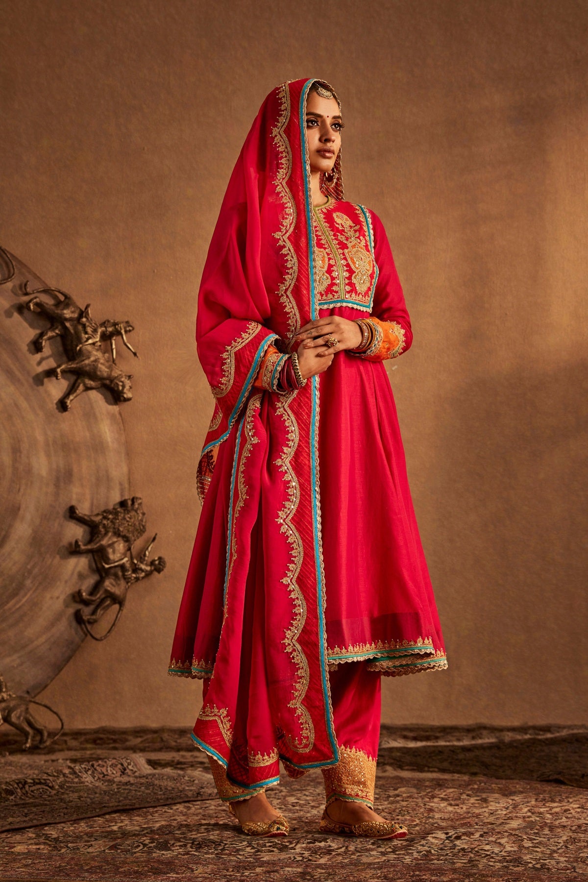 Rani Pink Kalidar Set