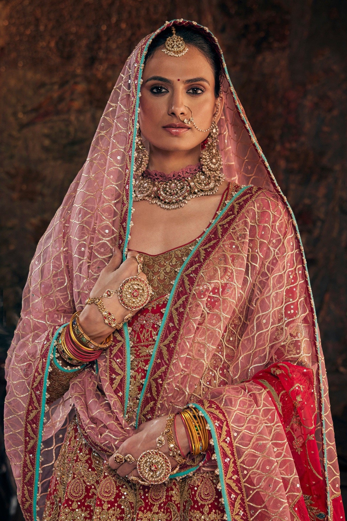Ruby Red Kalidar Set