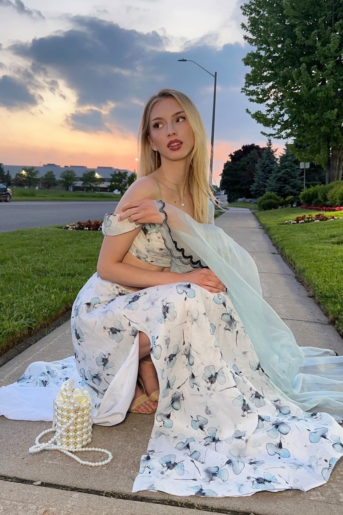 SANTORINI DUPATTA