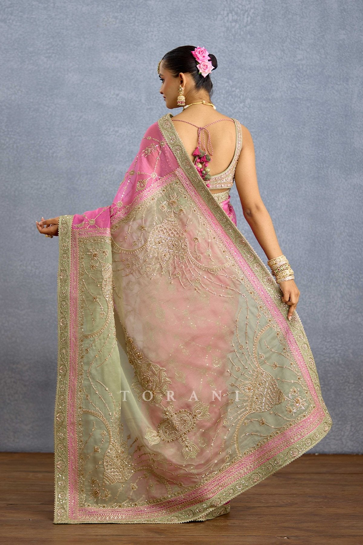 Sheesh Gul Malikaana Saree