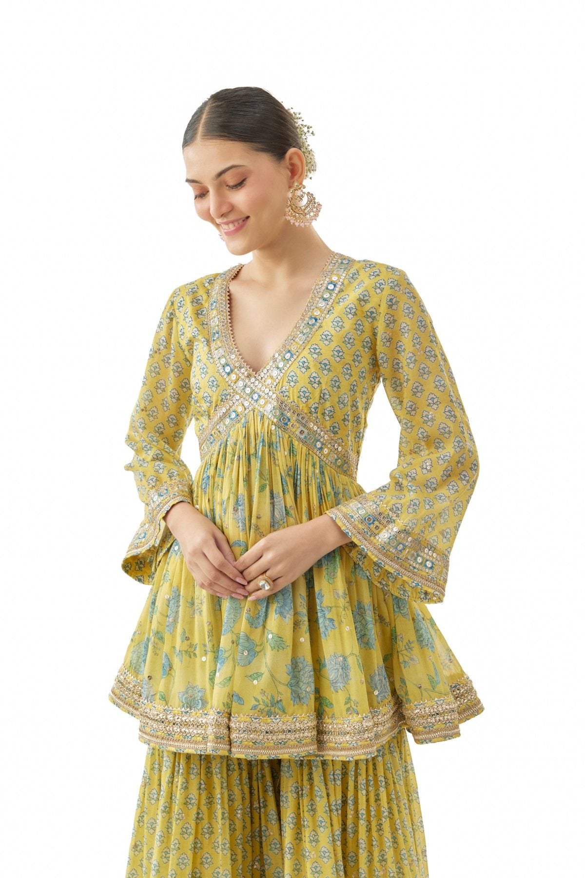 Shveni Peplum Set