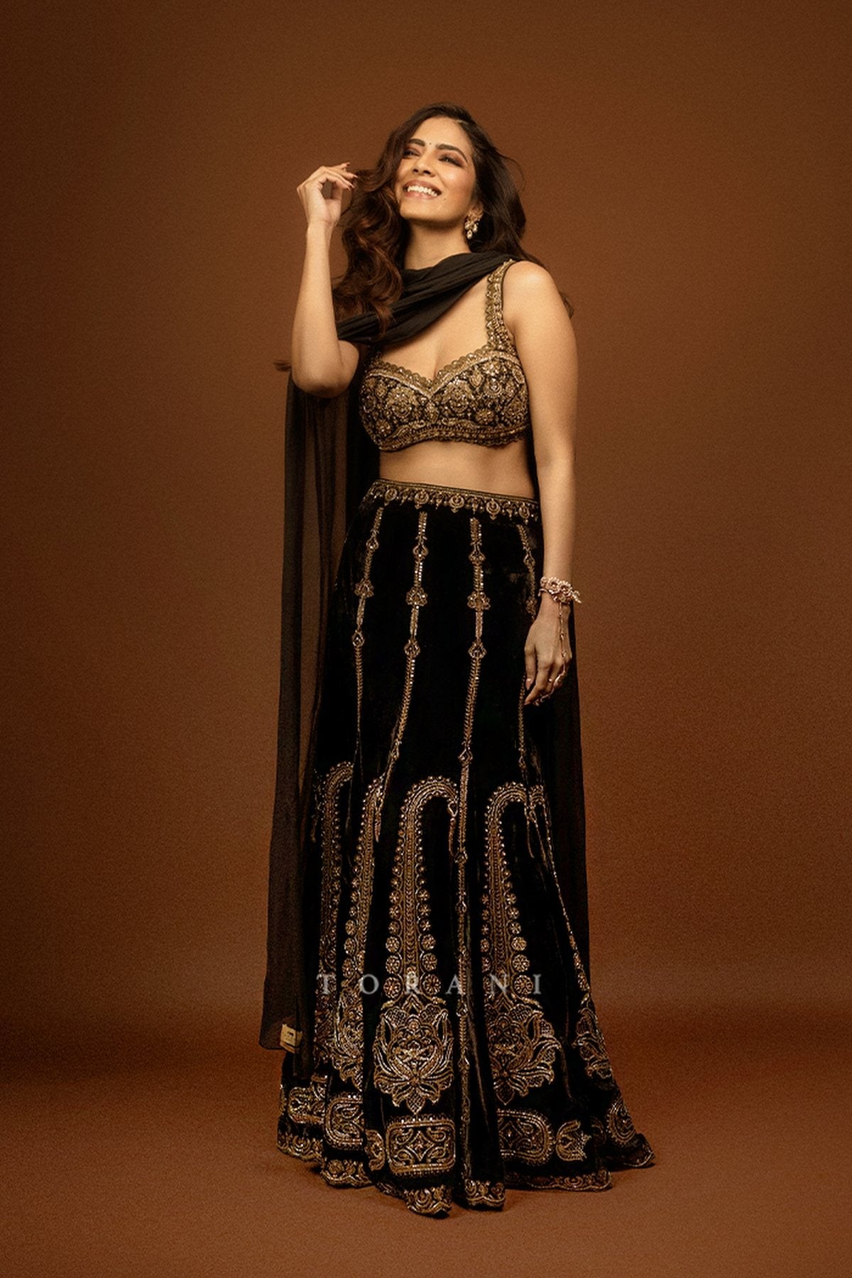 Siyahi Vanya Lehenga Set
