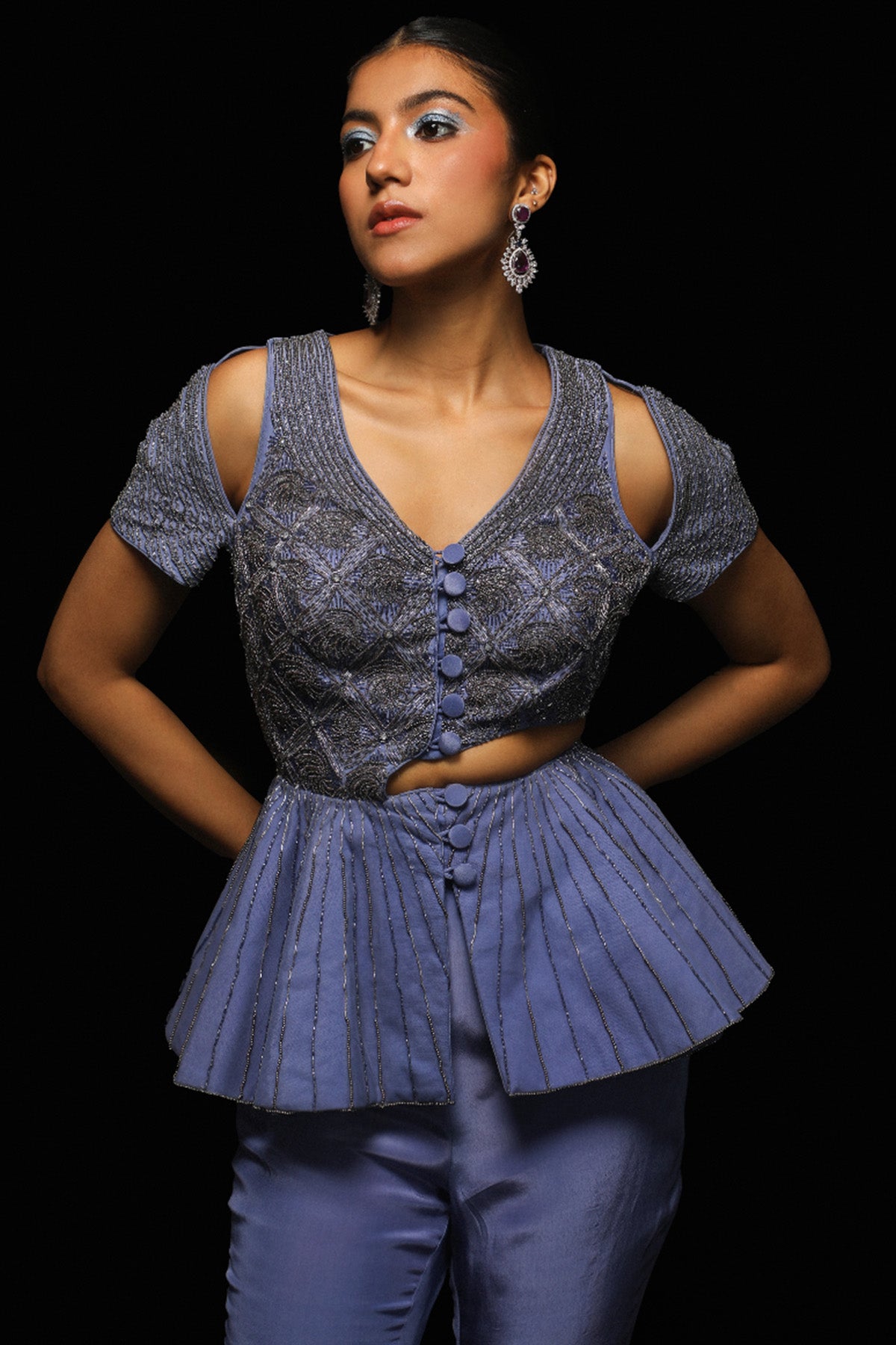 Supernal Peplum Set