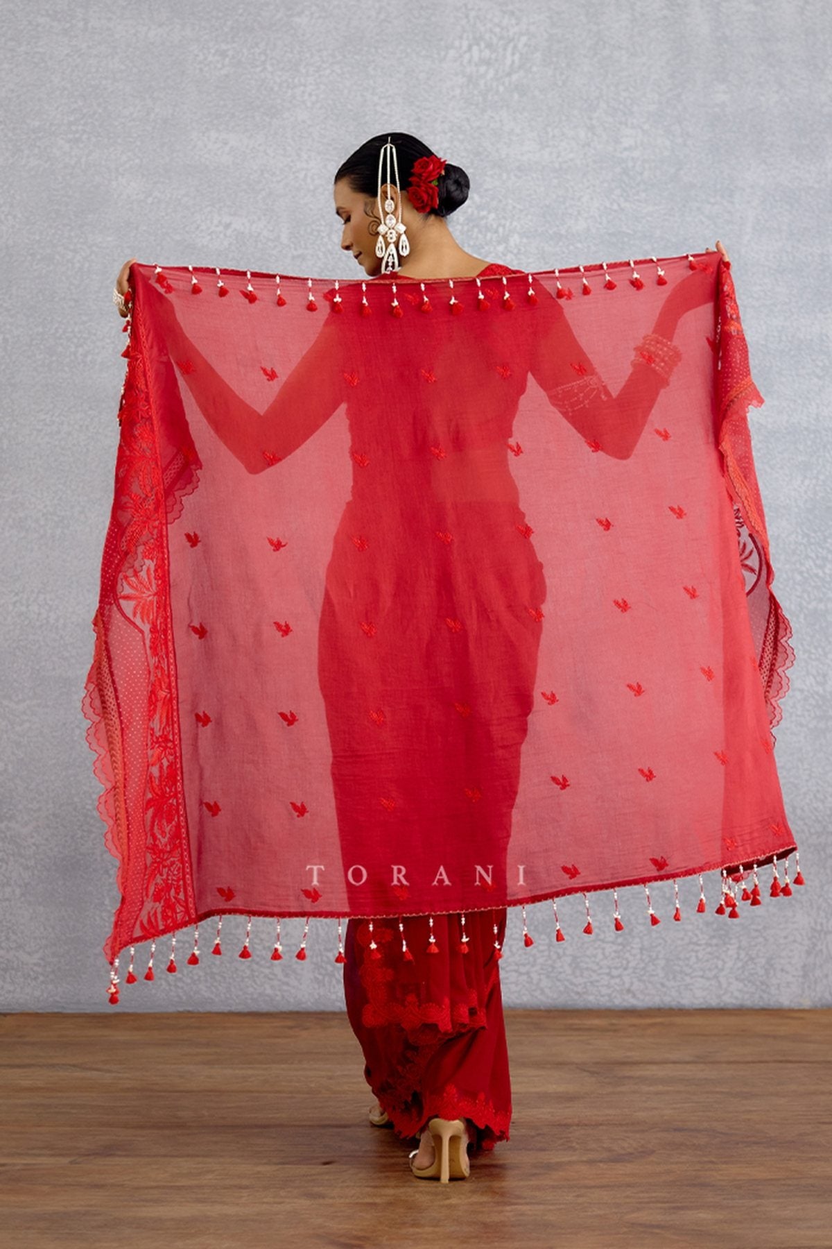 Surkh Arushi Scarf