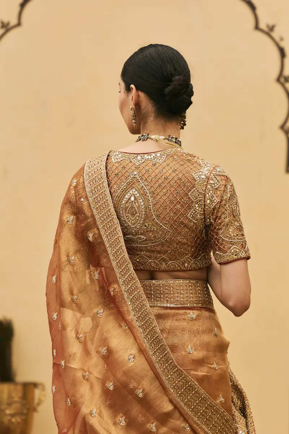Tamra Tissue Saree Set