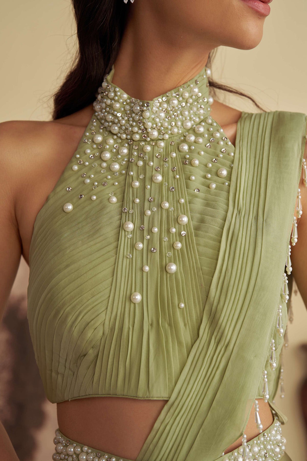 The Ivy Veil saree set