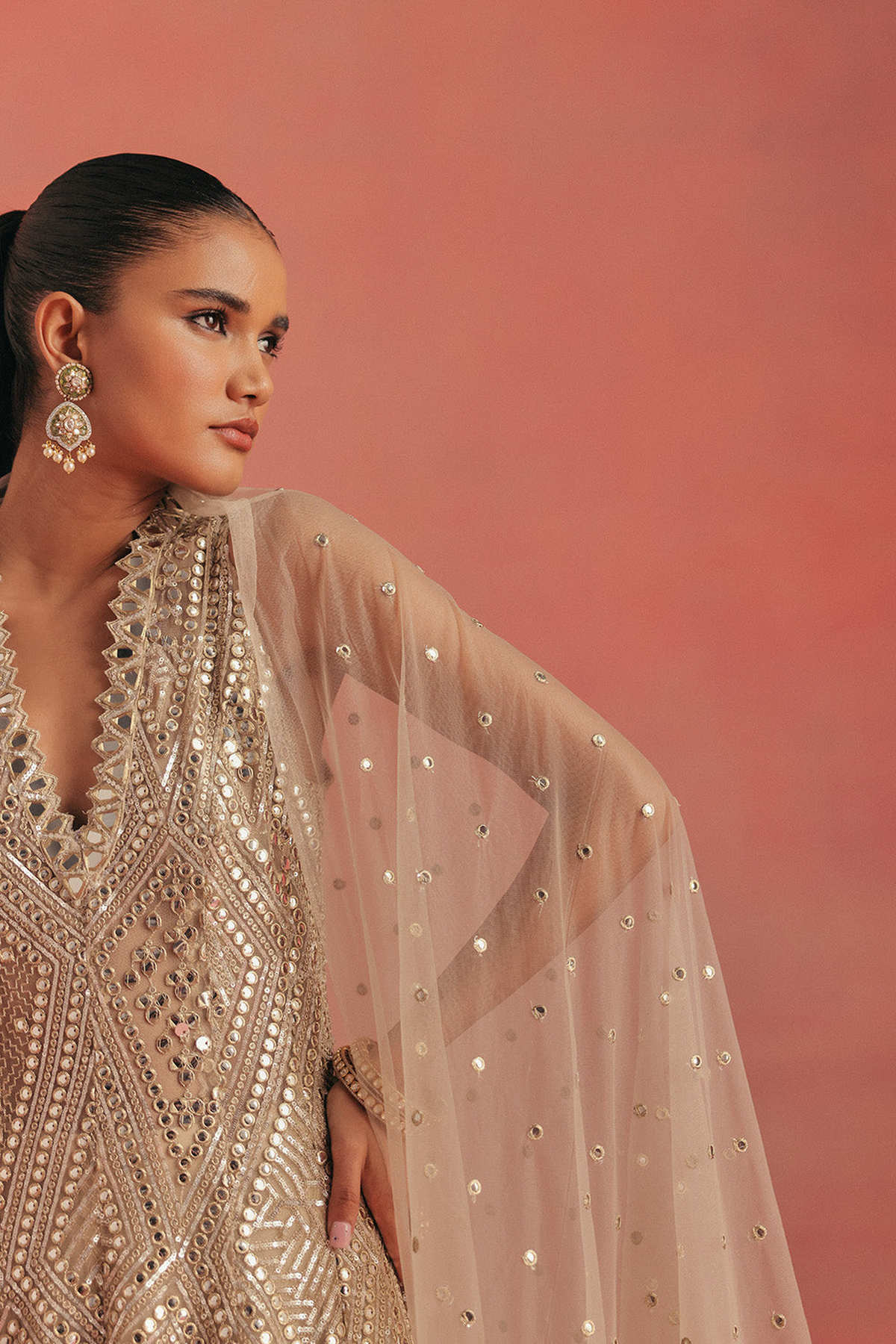 Hi-Low Sherwani Jacket
