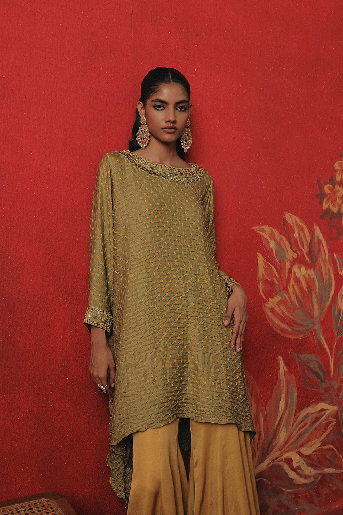 Asym Boat Neck Tunic