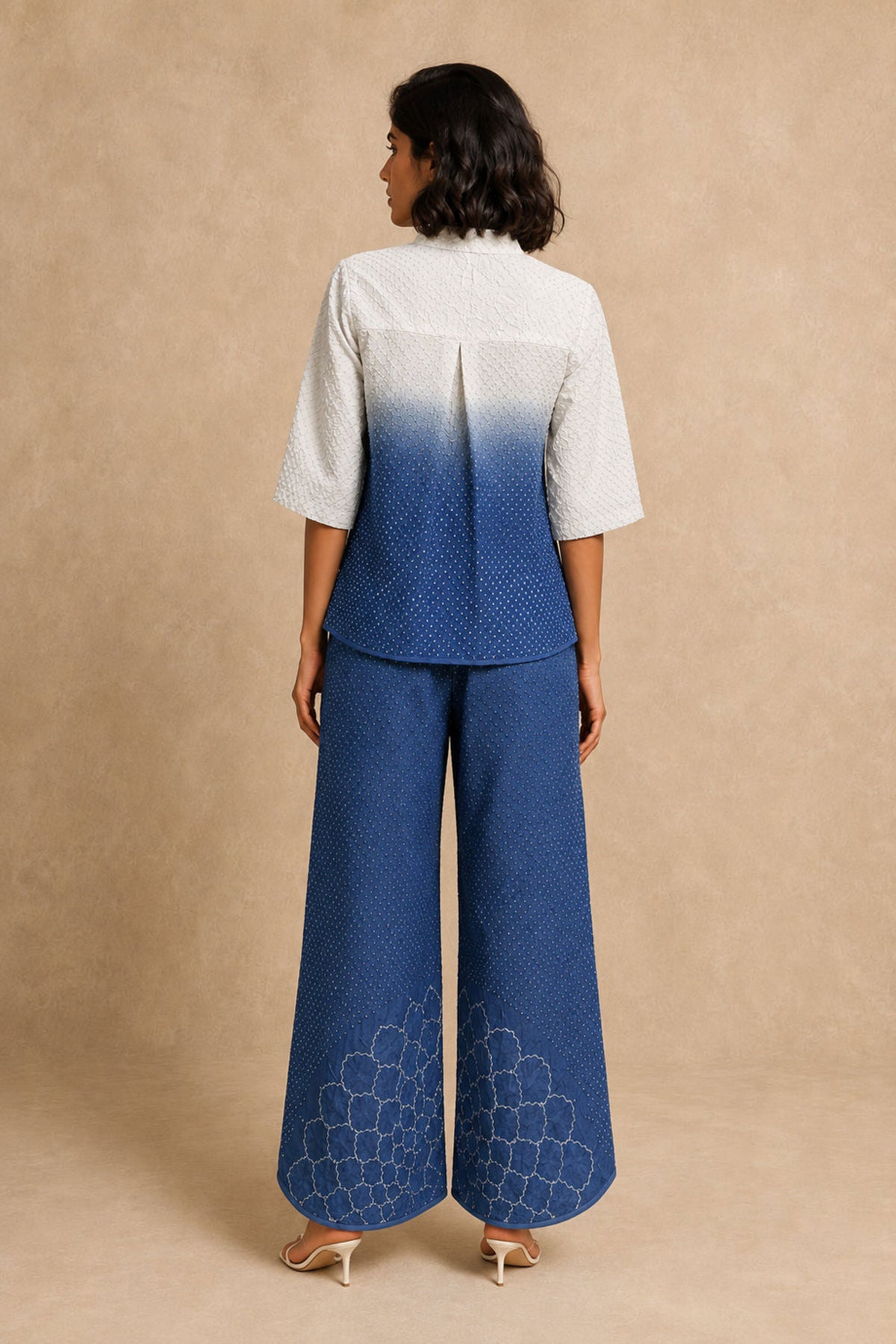 Rai Bandhani Bellbottoms