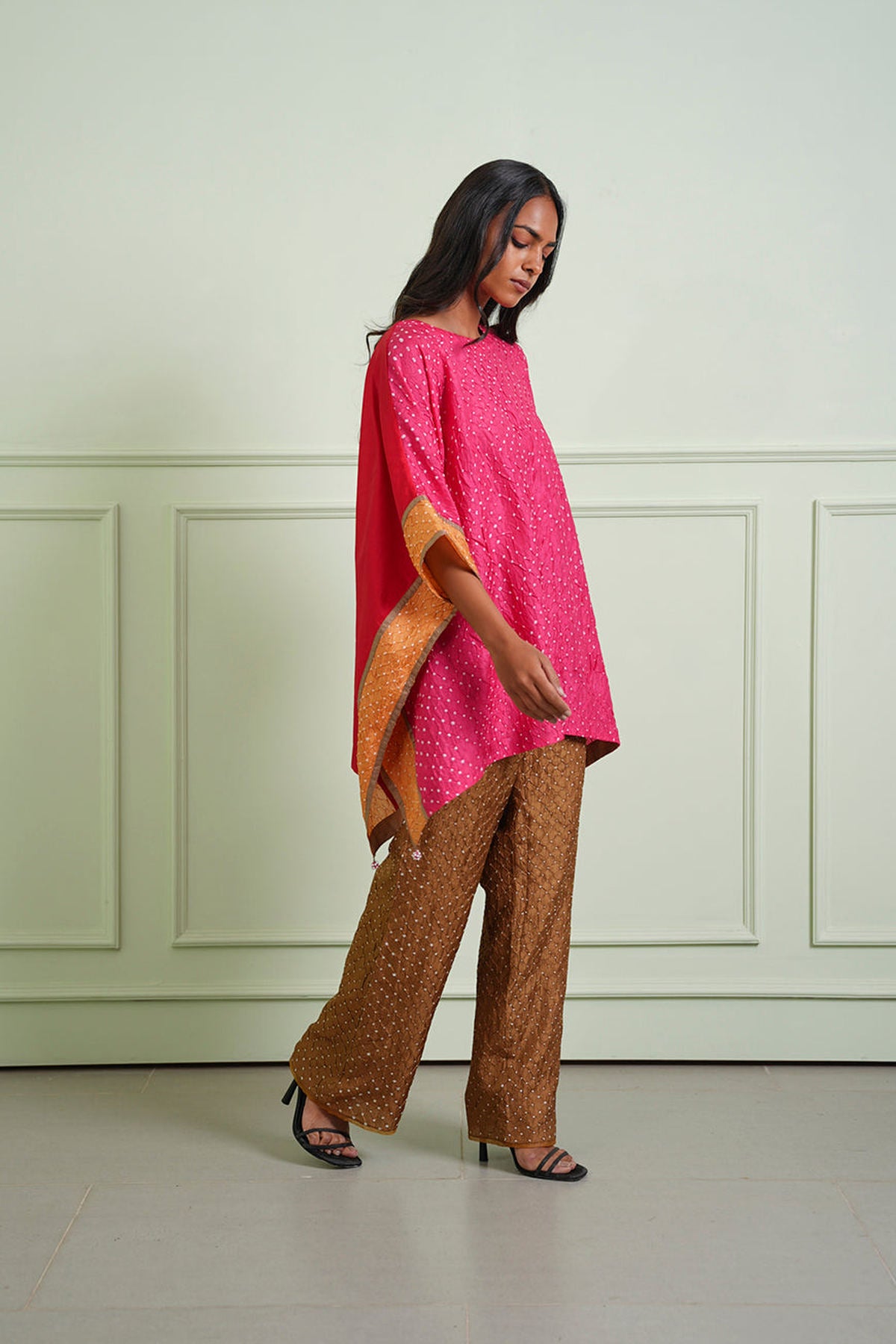 Crushed Bandhani Pants