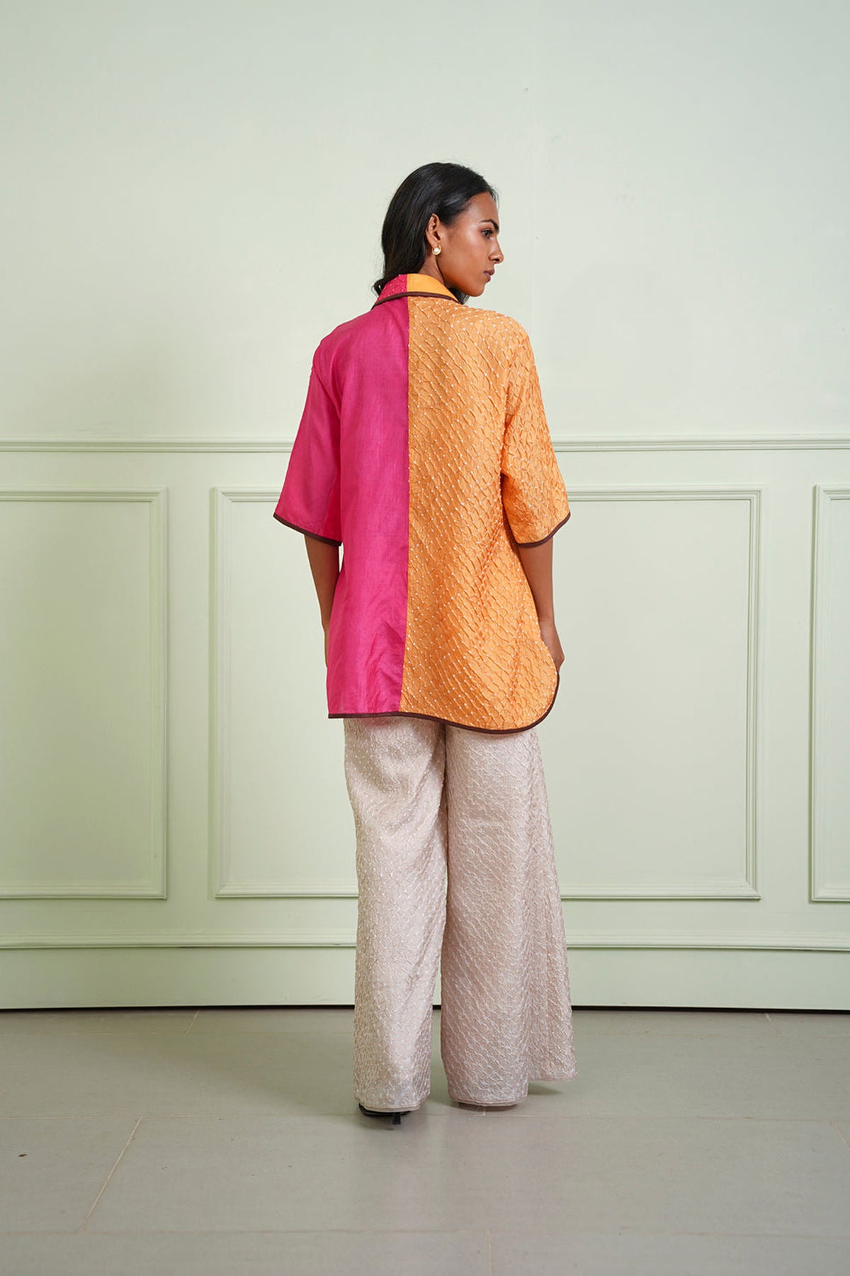 Crushed Bandhani Pants