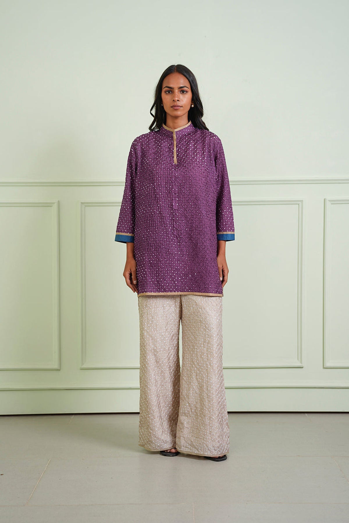 Crushed Bandhani Pants