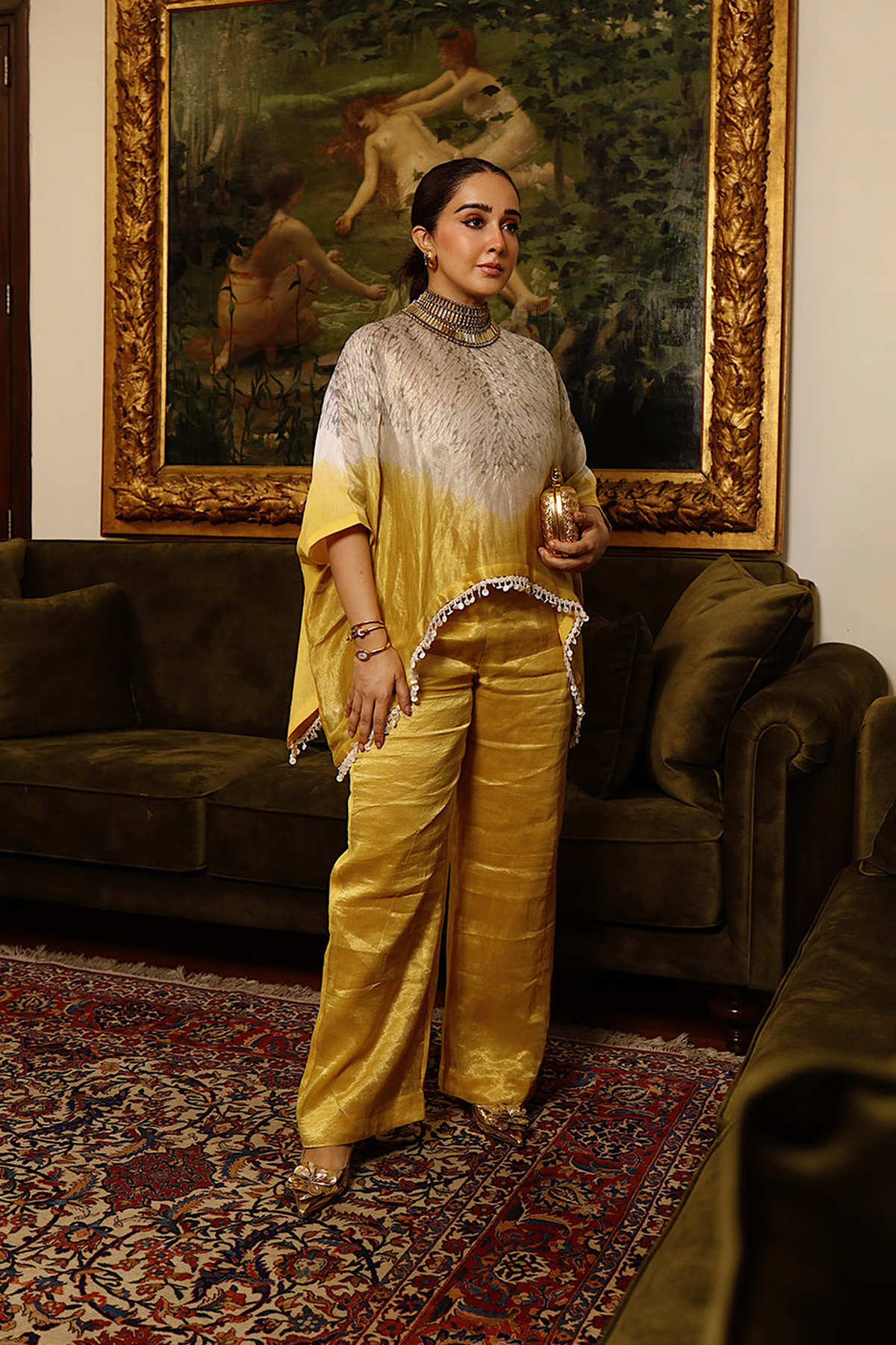 Tissue And Chanderi Palazzos