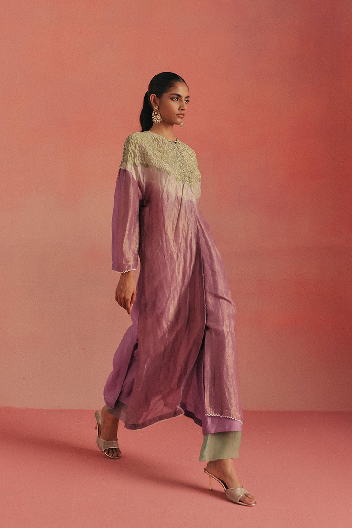 Chanderi Palazzos Pants