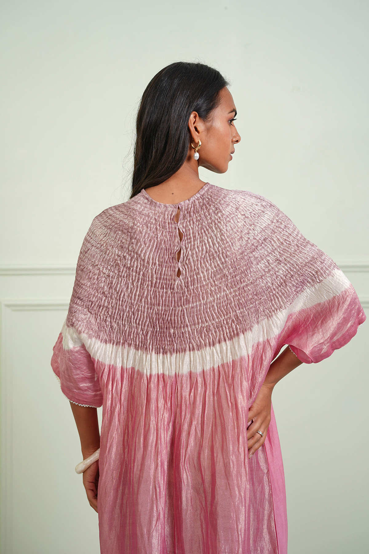 Shibori Tissue Kurta
