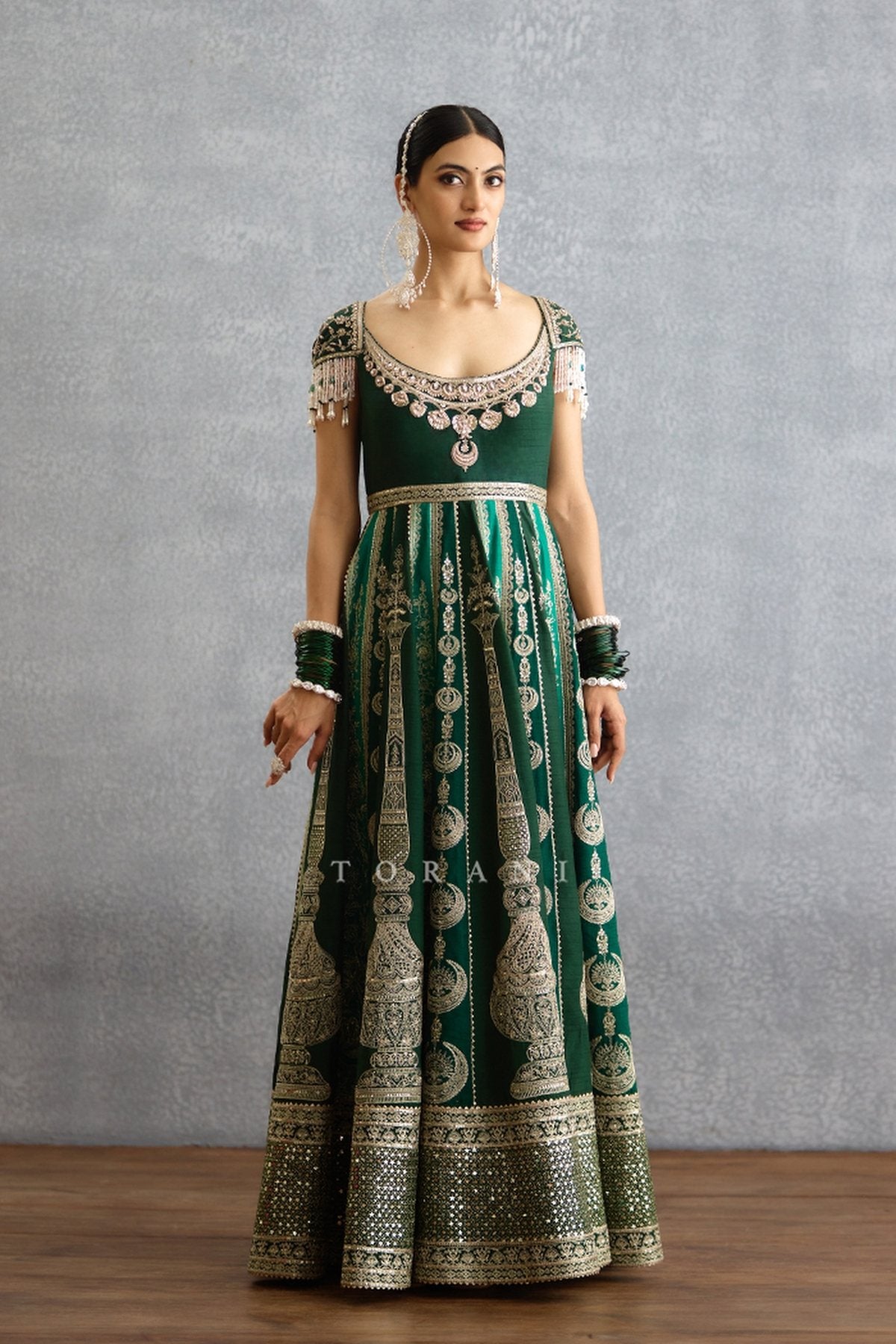 Yashm Azeeza Anarkali Set