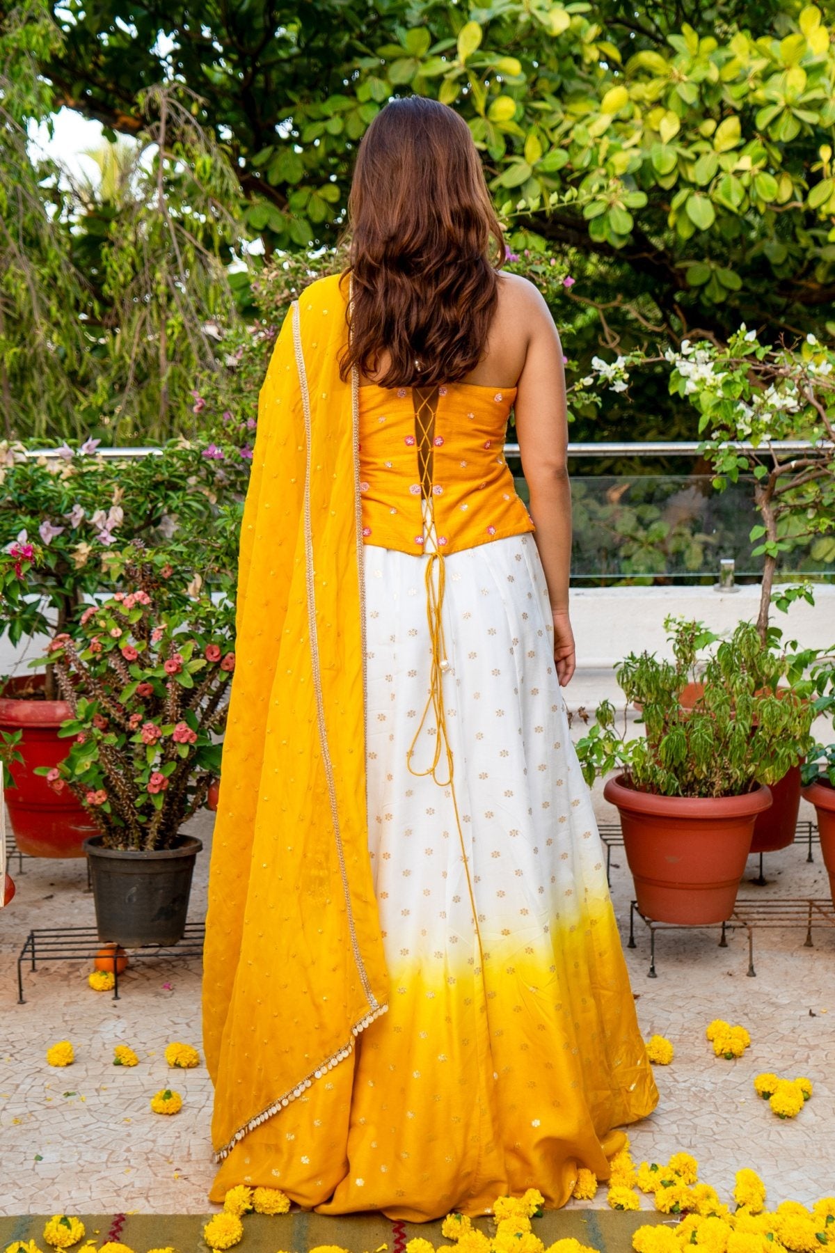 ZEENAT OMBRE LEHENGA