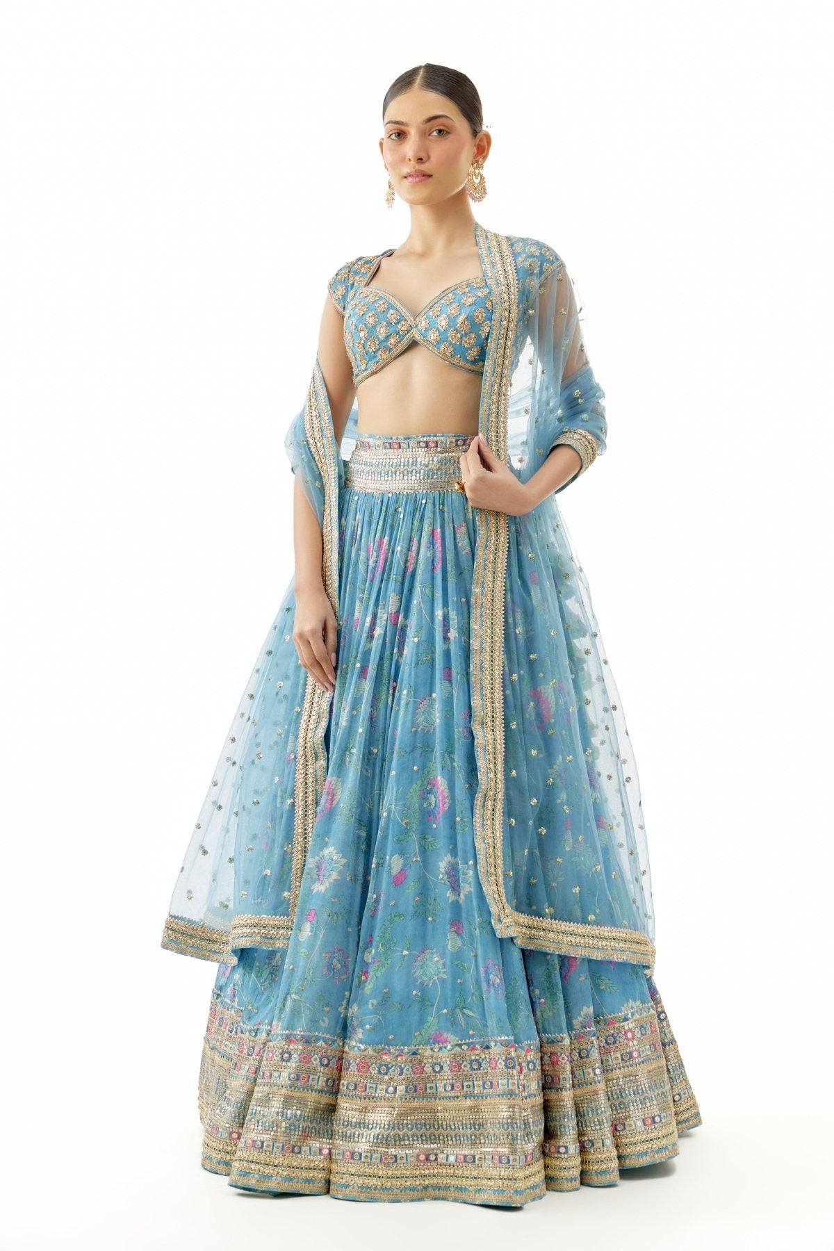 Zil Lehenga Set- Avneet Kaur