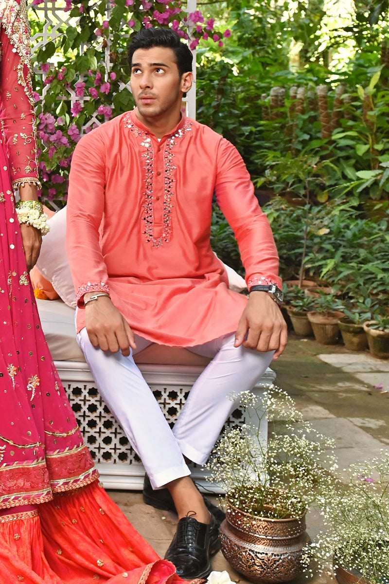 Abrar Sheesha Kurta