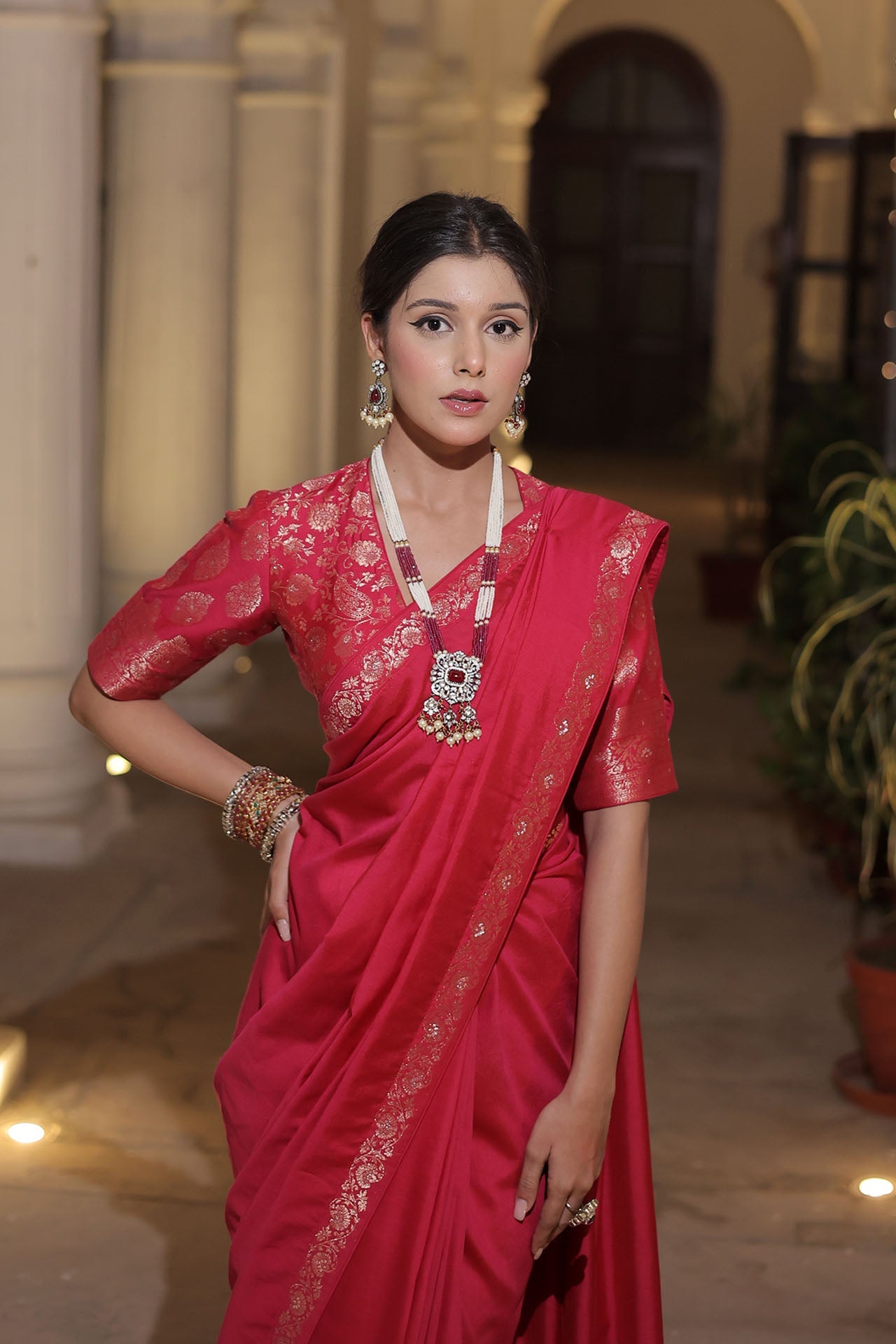 THE GULAABI YASIN SAREE