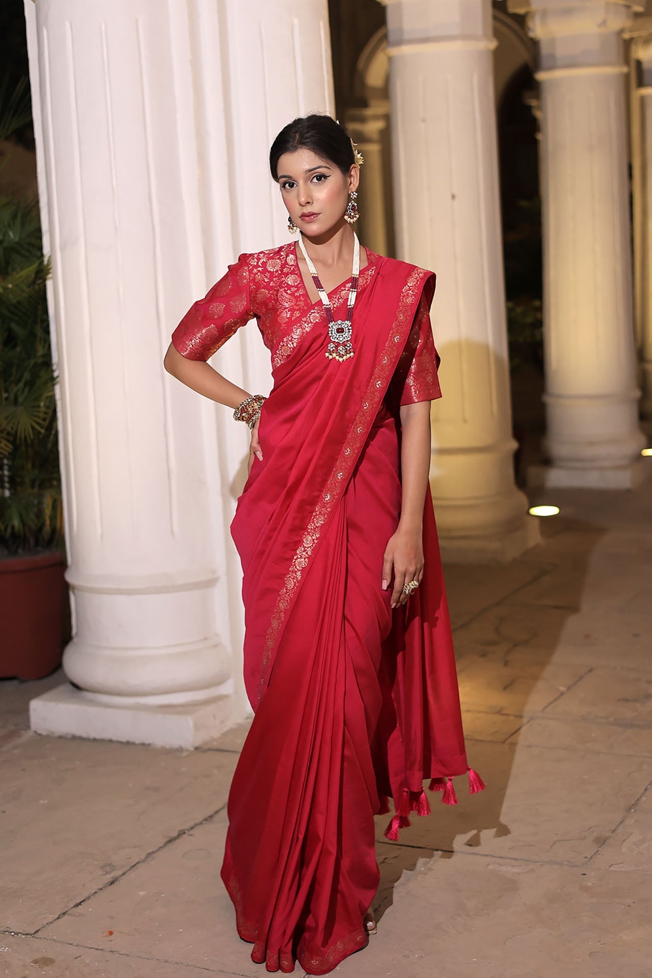 THE GULAABI YASIN SAREE