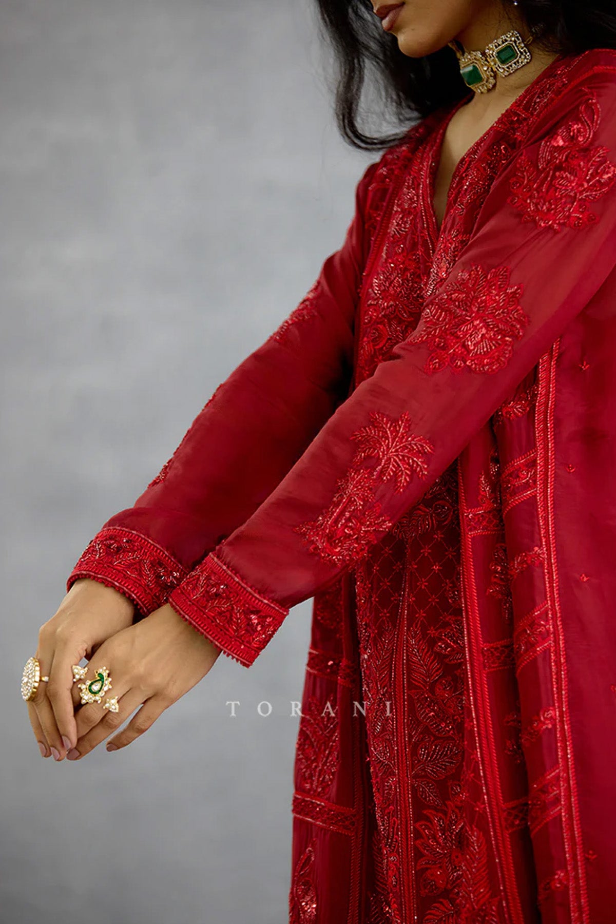 Surkh Samrina Kurta Set