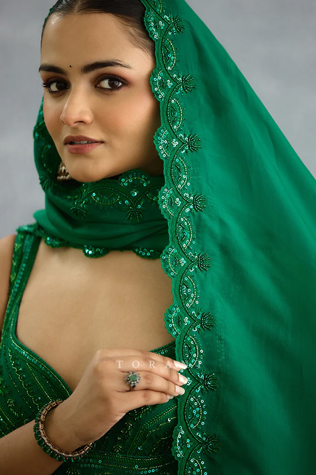 Parnabha Aruna Anarkali Set