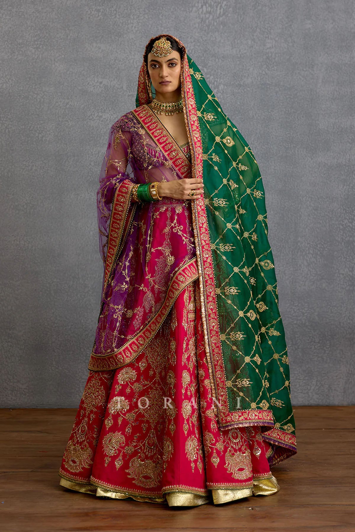 Gul-Rang Malika Lehenga Set