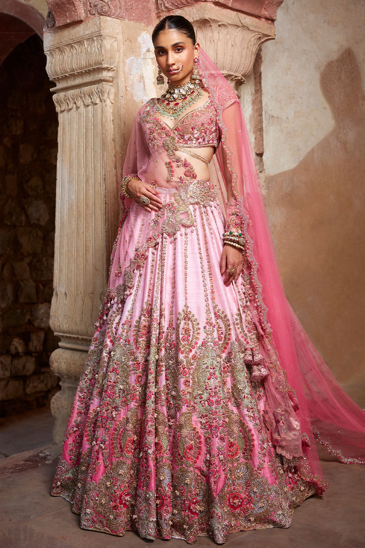 "Chaarvi" Bridal Lehenga