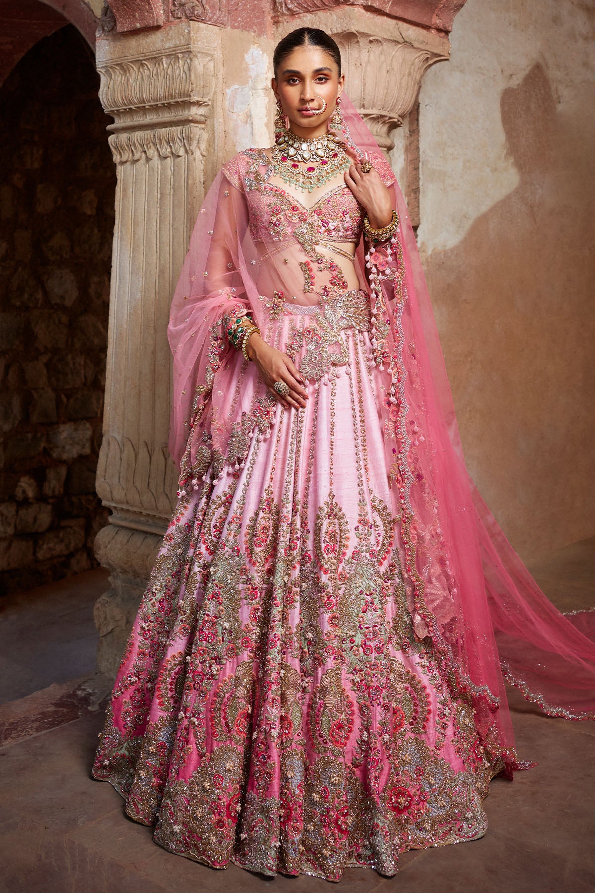 "Chaarvi" Bridal Lehenga