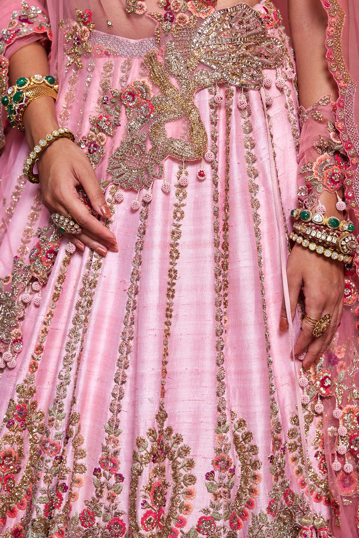 "Chaarvi" Bridal Lehenga