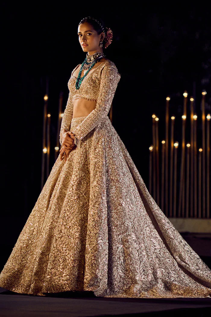 Rose Gold Trail Lehenga Set