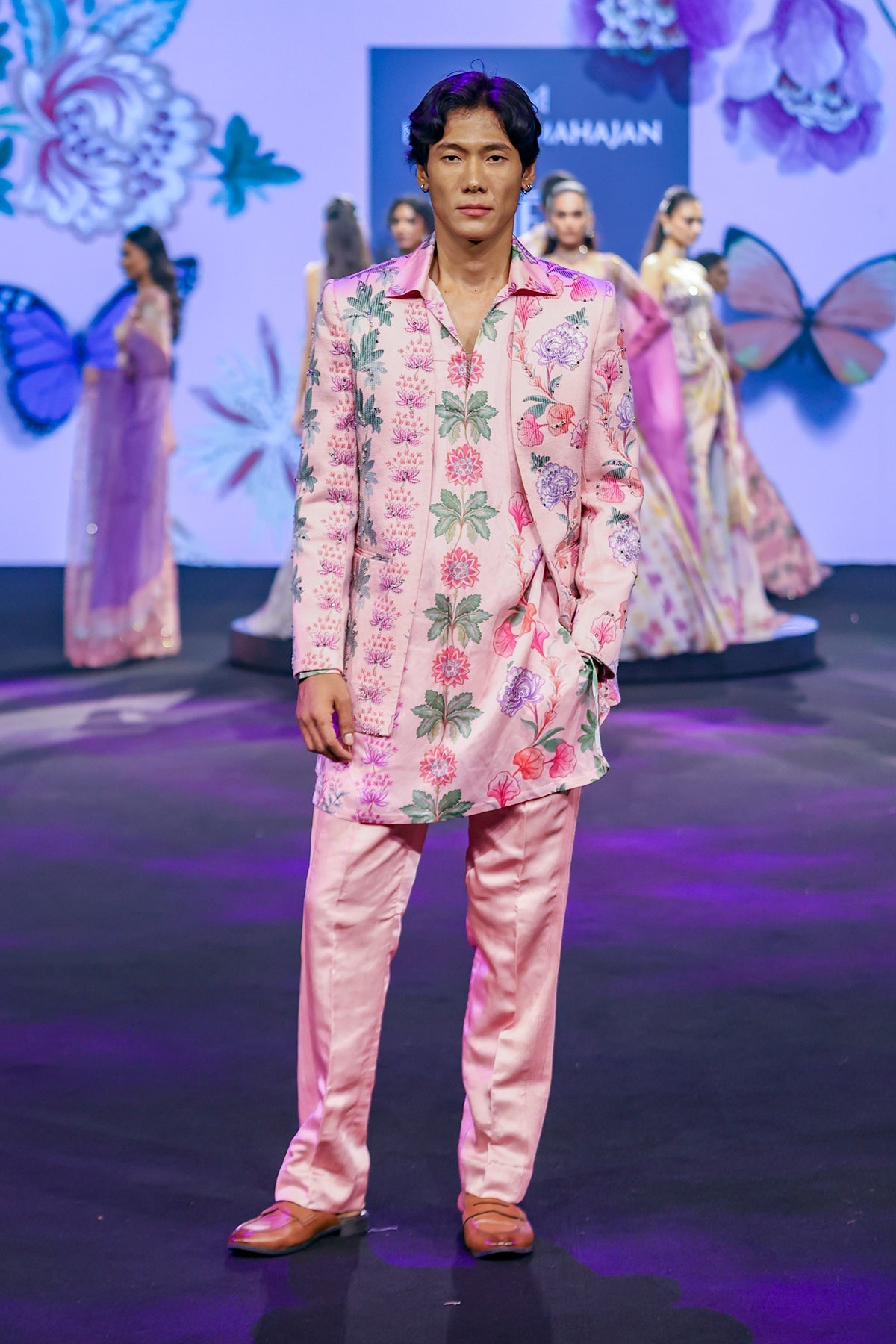 Aariz Quilted Hand Embroidered Blazer