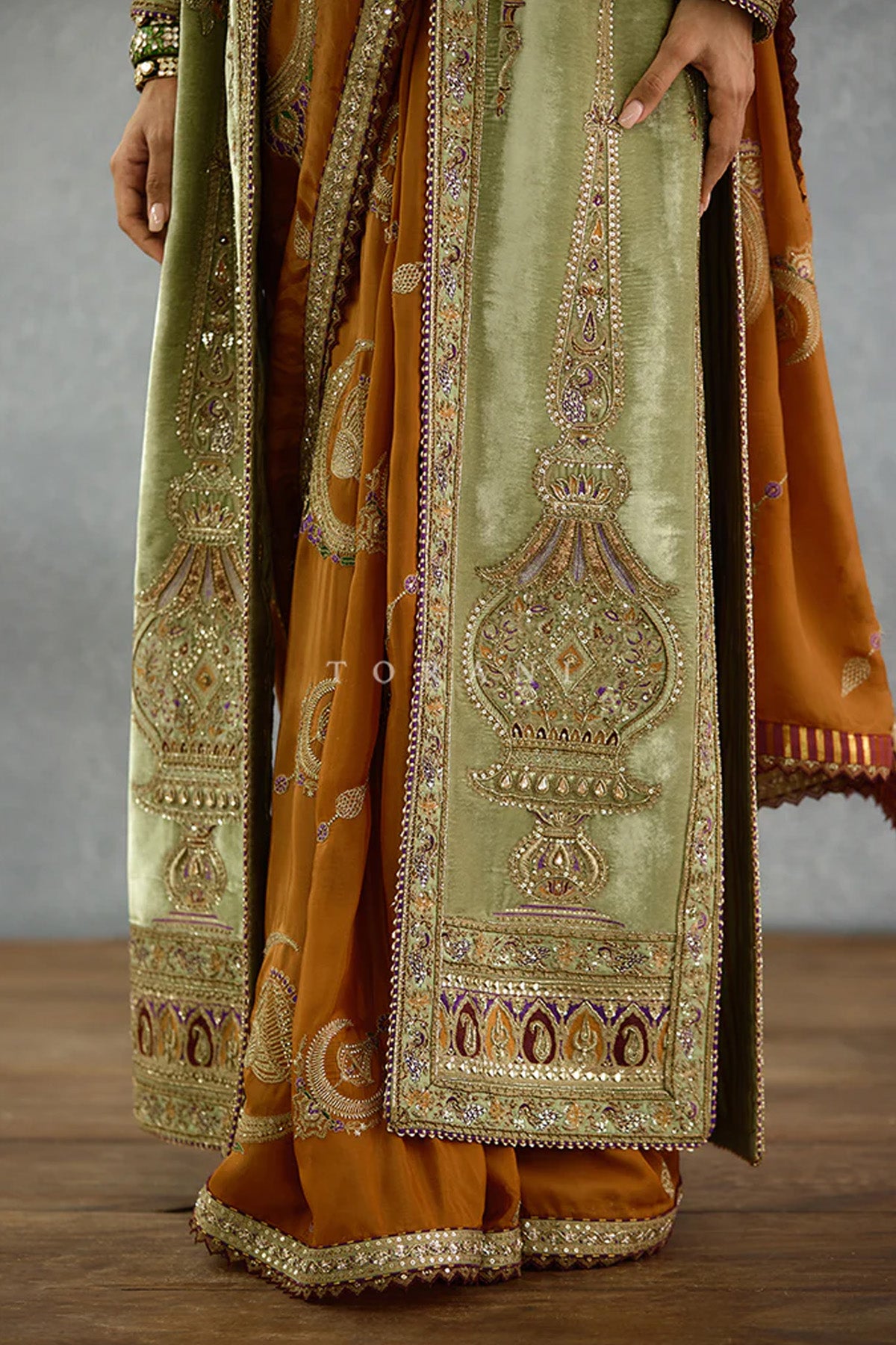 Nuraan Rangsaaz Omaira Saree Set