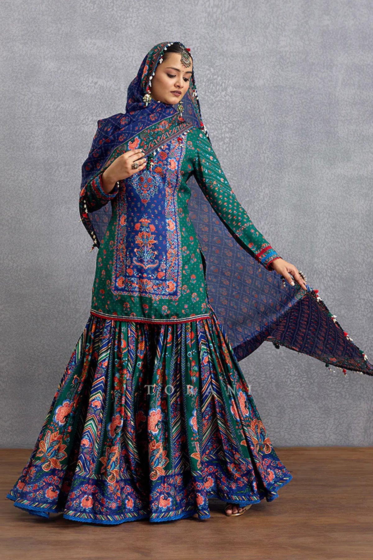 Mayurika Dakshaa Sharara Set