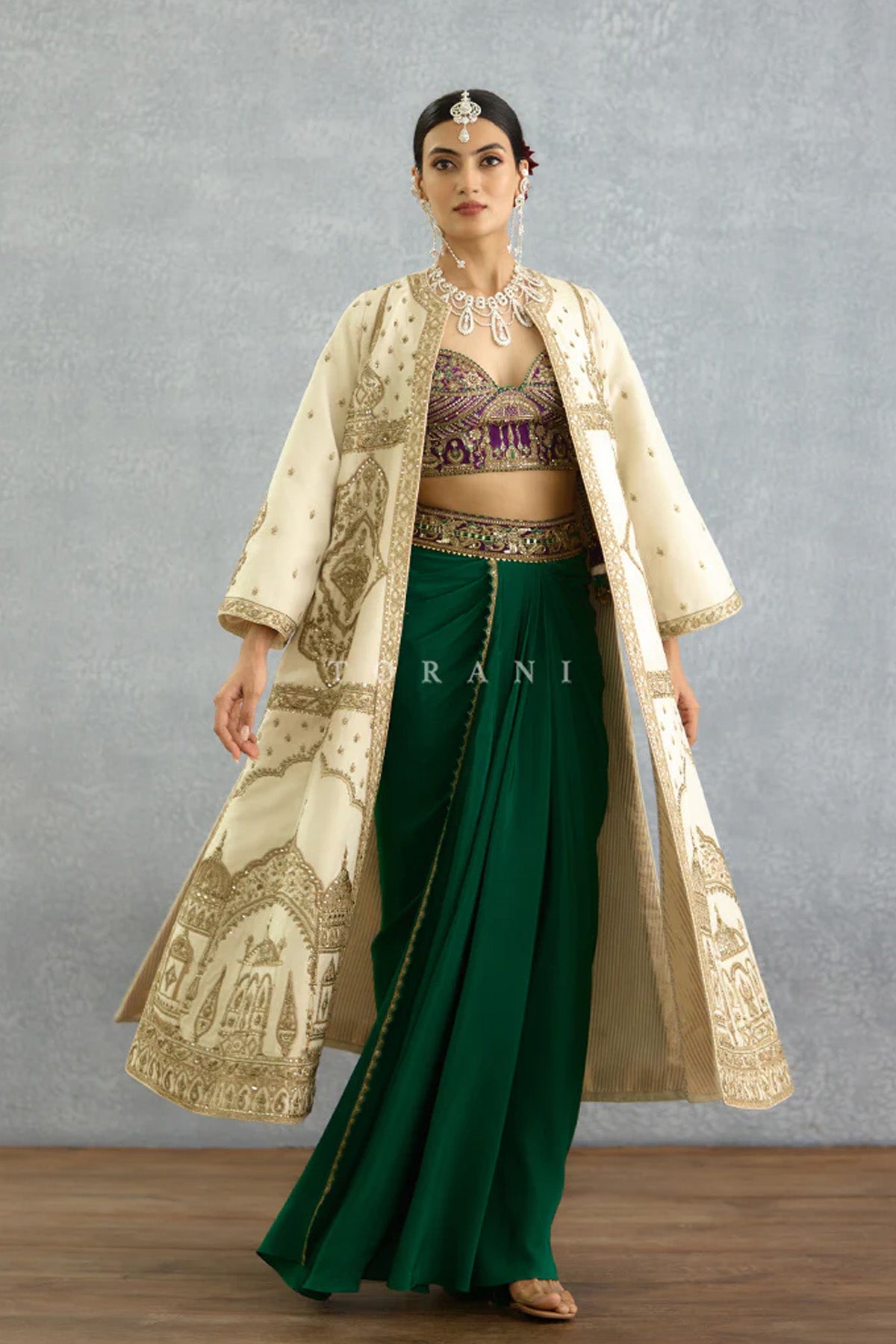 Maahe Fazeena Jacket Set